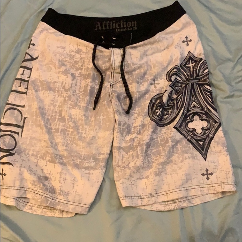 Affliction swimming shorts